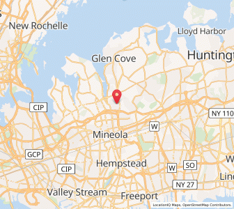 Map of East Hills, New York