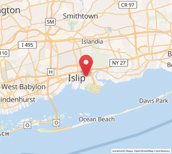 Map of East Islip, New York