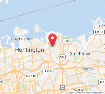 Map of East Northport, New York