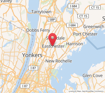 Map of Eastchester, New York