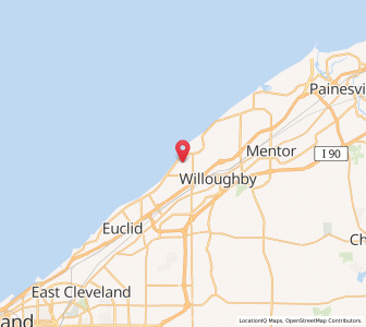 Map of Eastlake, Ohio