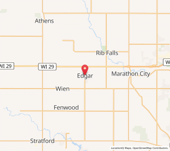 Map of Edgar, Wisconsin