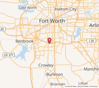 Map of Edgecliff Village, Texas