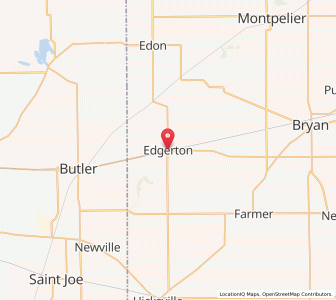 Map of Edgerton, Ohio