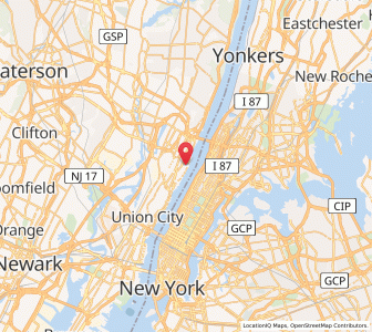 Map of Edgewater, New Jersey