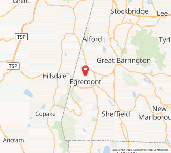 Map of Egremont, Massachusetts