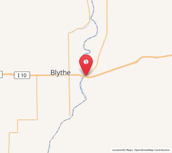 Map of Ehrenberg, Arizona