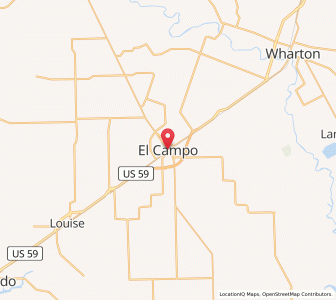 Map of El Campo, Texas
