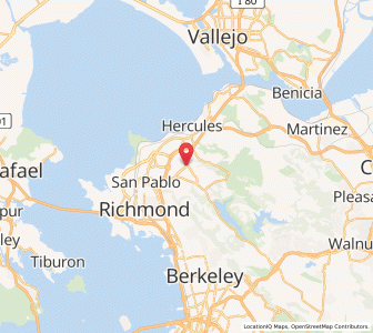 Map of El Sobrante, California