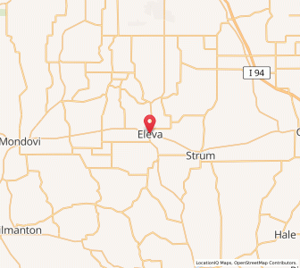 Map of Eleva, Wisconsin