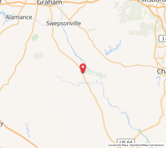 Map of Eli Whitney, North Carolina