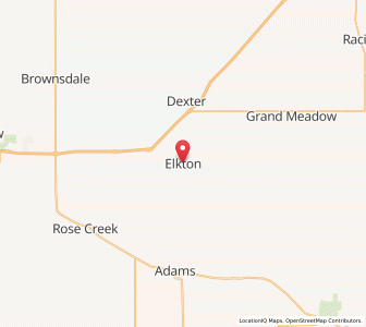 Map of Elkton, Minnesota