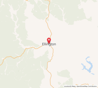 Map of Ellington, Missouri