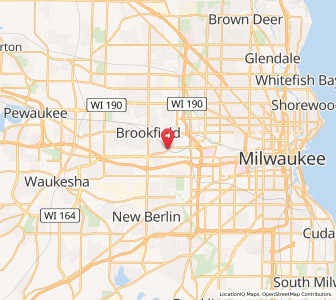 Map of Elm Grove, Wisconsin