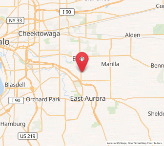 Map of Elma, New York