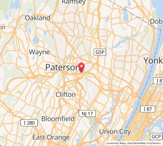 Map of Elmwood Park, New Jersey