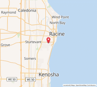 Map of Elmwood Park, Wisconsin