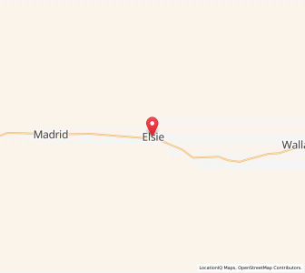 Map of Elsie, Nebraska