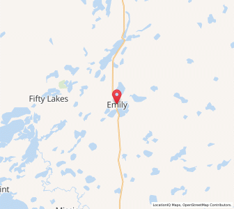 Map of Emily, Minnesota