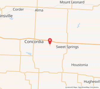 Map of Emma, Missouri