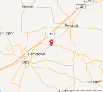 Map of Emmet, Arkansas