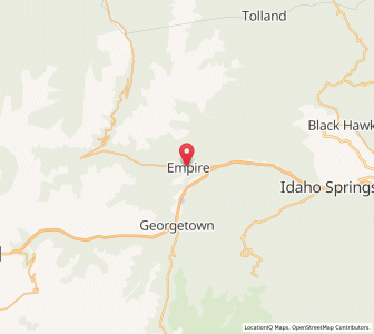 Map of Empire, Colorado