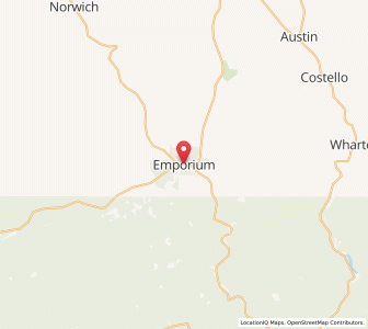 Map of Emporium, Pennsylvania