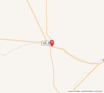 Map of Encino, New Mexico