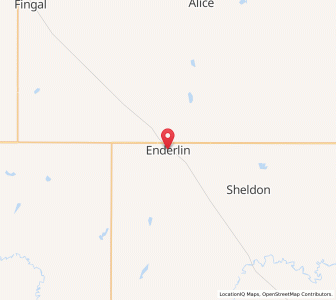 Map of Enderlin, North Dakota