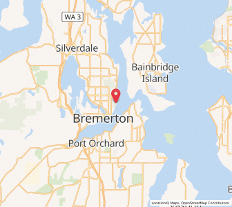 Map of Enetai, Washington