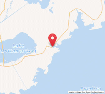 Map of Engelhard, North Carolina