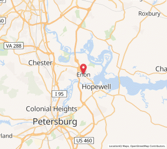 Map of Enon, Virginia