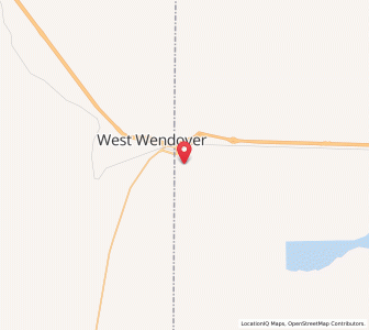Map of Wendover Airport - ENV, Utah