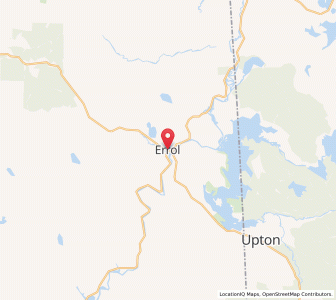 Map of Errol, New Hampshire