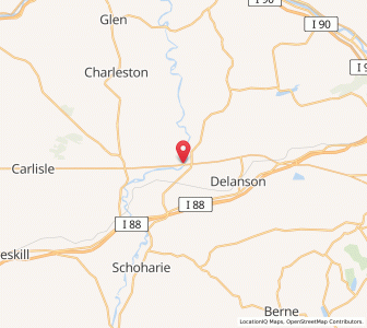 Map of Esperance, New York