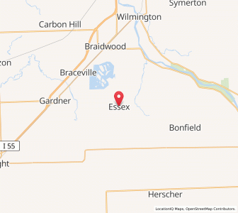Map of Essex, Illinois