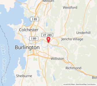 Map of Essex Junction, Vermont