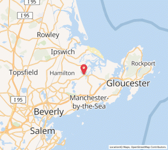 Map of Essex, Massachusetts