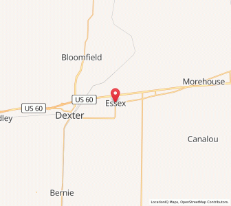 Map of Essex, Missouri