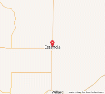 Map of Estancia, New Mexico