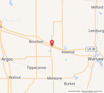 Map of Etna Green, Indiana