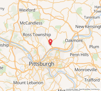 Map of Etna, Pennsylvania