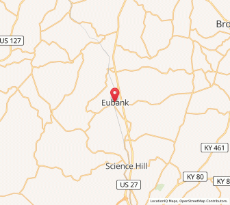Map of Eubank, Kentucky