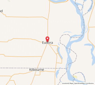 Map of Eudora, Arkansas