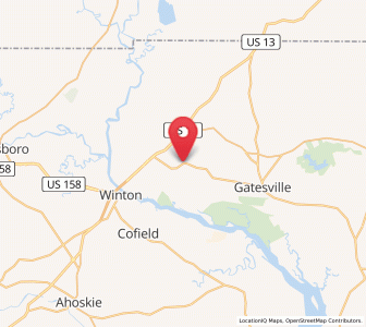 Map of Eure, North Carolina