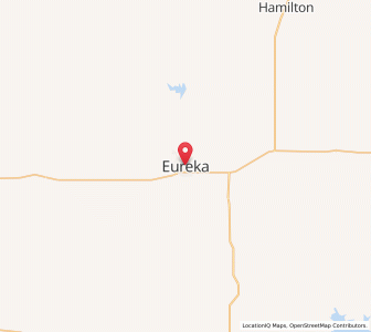 Map of Eureka, Kansas