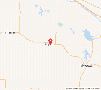 Map of Eustis, Nebraska