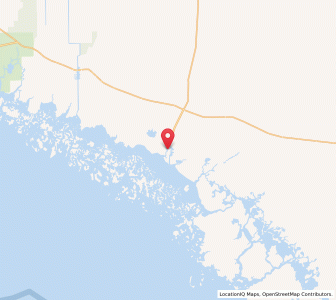 Map of Everglades City, Florida