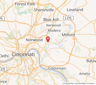 Map of Fairfax, Ohio