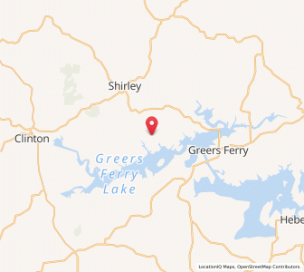 Map of Fairfield Bay, Arkansas